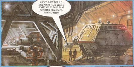 Galactica hangar deck