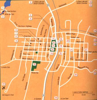 Twin Peaks map