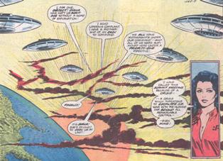 Motherships in V formation